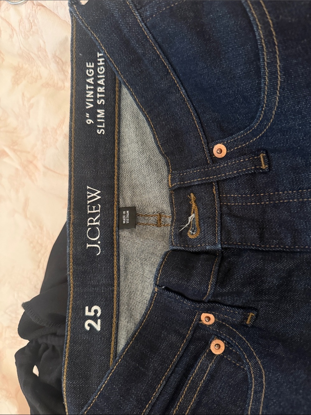 J. Crew Slim Straight Jeans in Dark Indigo, like new